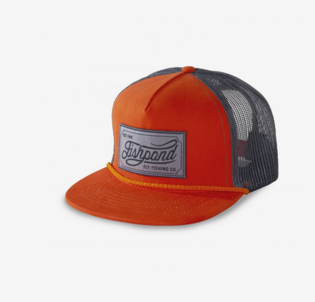 Fishpond Heritage Trucker Hat-Orange/Charcoal– Kismet Outfitters