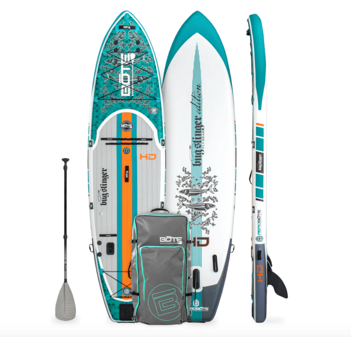 Bote HD Aero 11′6″ Bug Slinger™ Bonefish Inflatable Paddle Board